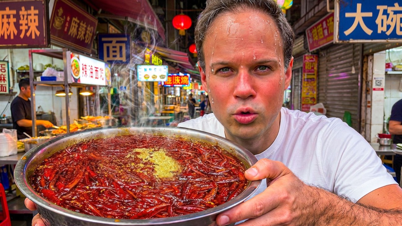 I Tried the World's Spiciest Chinese Food!! (Almost Died)