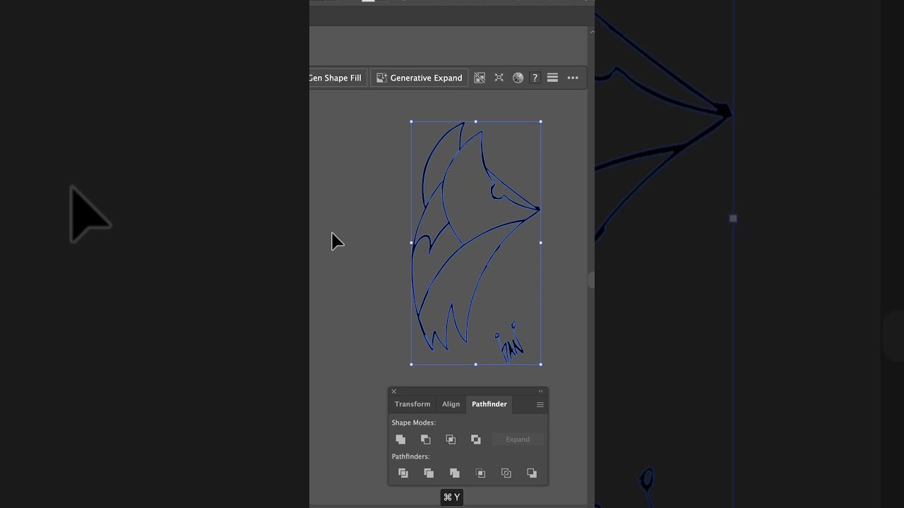 Drawing to Vector using Image Trace in Adobe Illustrator!  #adobeillustrator
