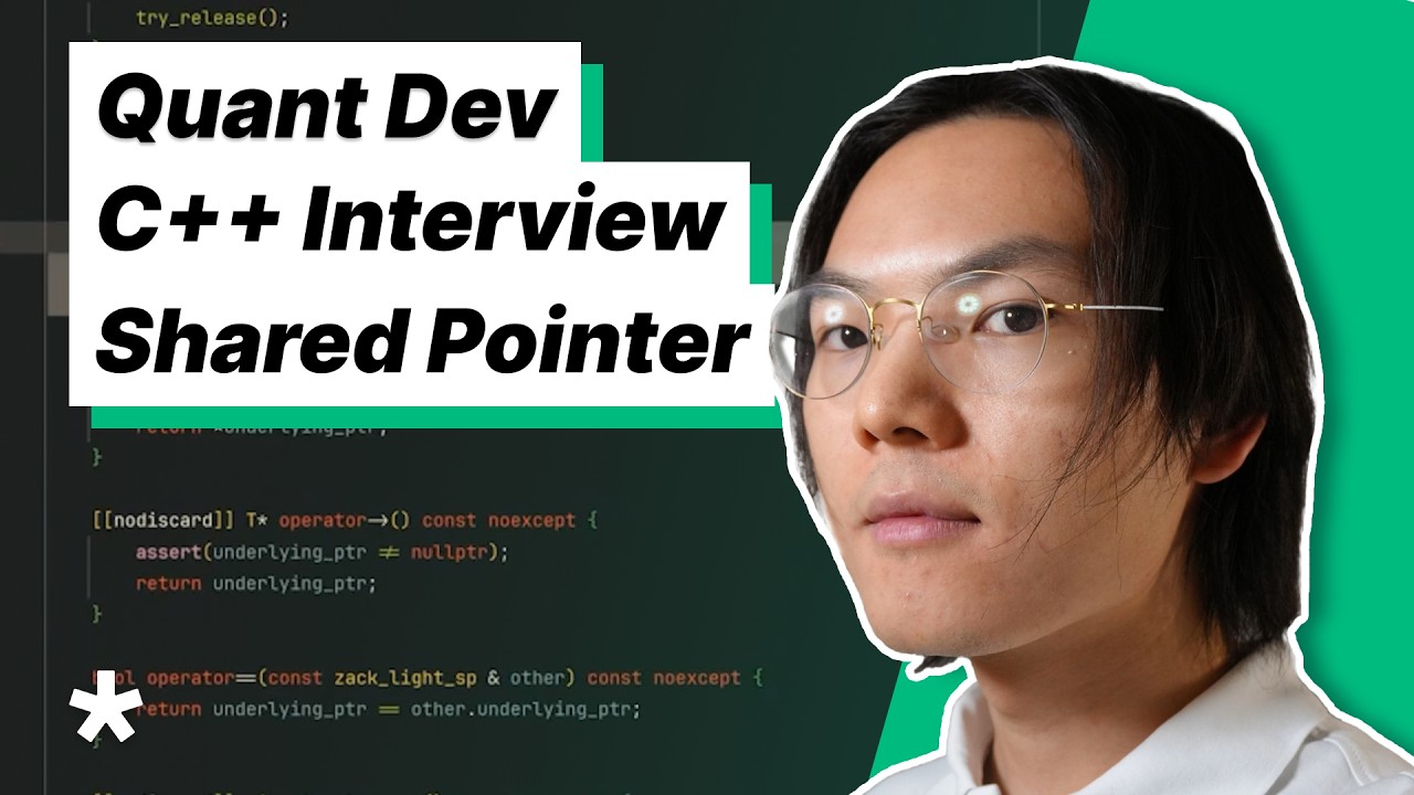 Quant Dev C++ Interview Question: Implement Shared Pointer