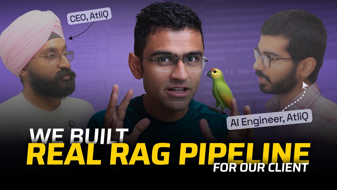 We built a RAG system for a real client