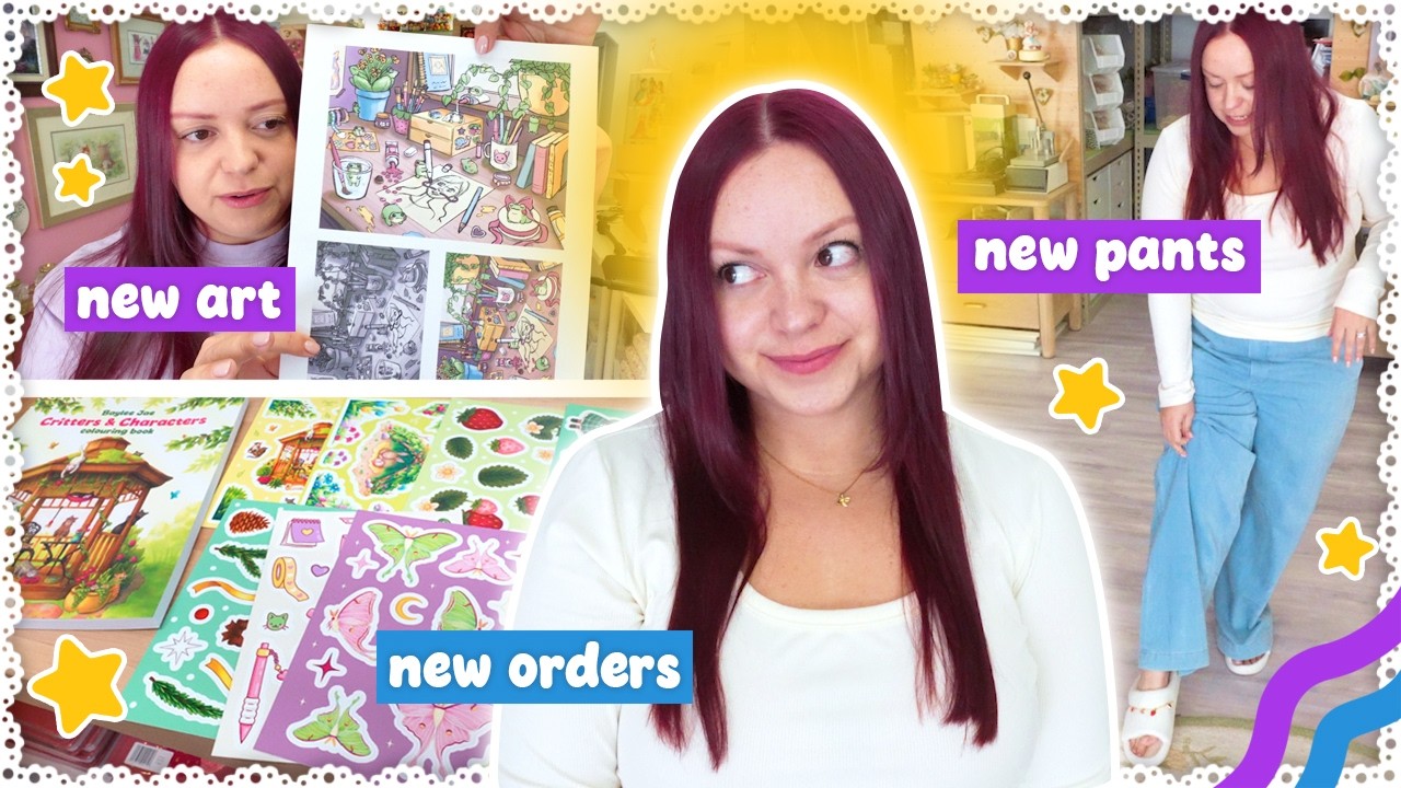 NEW VLOG!  New Art!  New Pants!