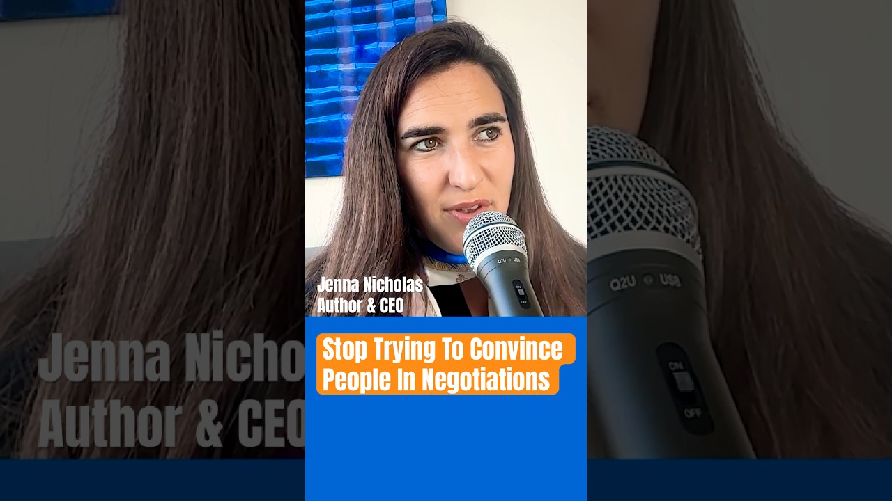 Stop Trying To Convince People In Negotiations