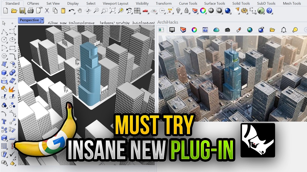 Insane Nano Banana Plug-in For Rhino!!