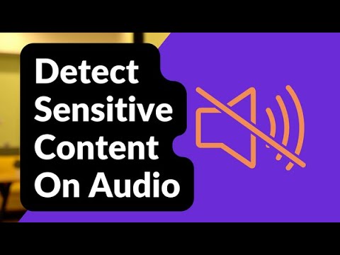 How to do content moderation on audio files in Python