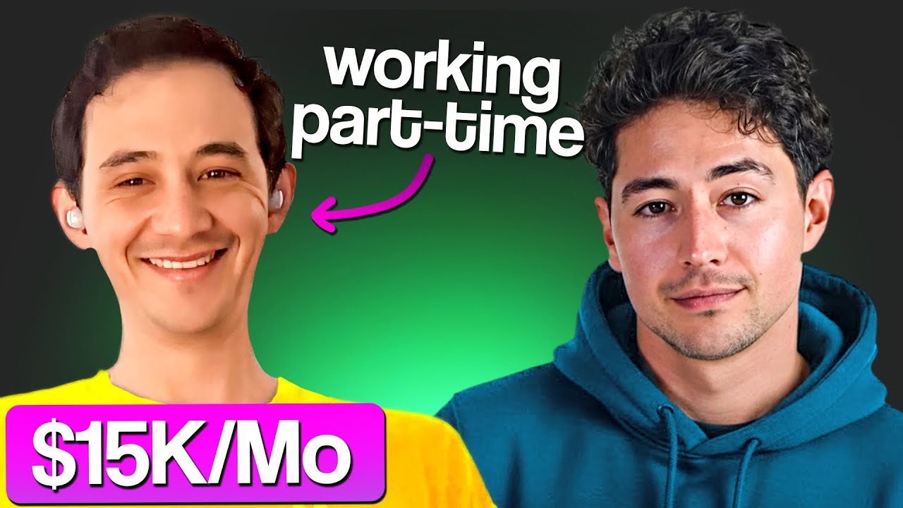 He Makes $15K/mo from Selling AI (Working Part-Time)