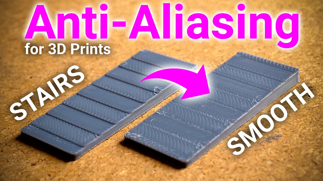 Anti-Aliasing for FDM 3D Printing Is Finally Here (Micro-Non-Planar Printing)