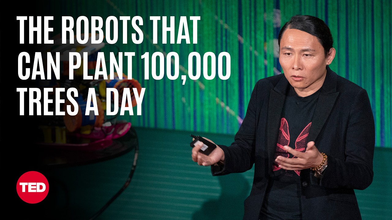 The Army of Autonomous Robots Restoring Nature | Tom Chi | TED