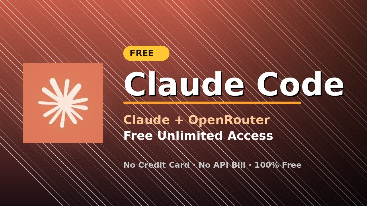 Run Claude Code FREE with OpenRouter – No GPU Required!