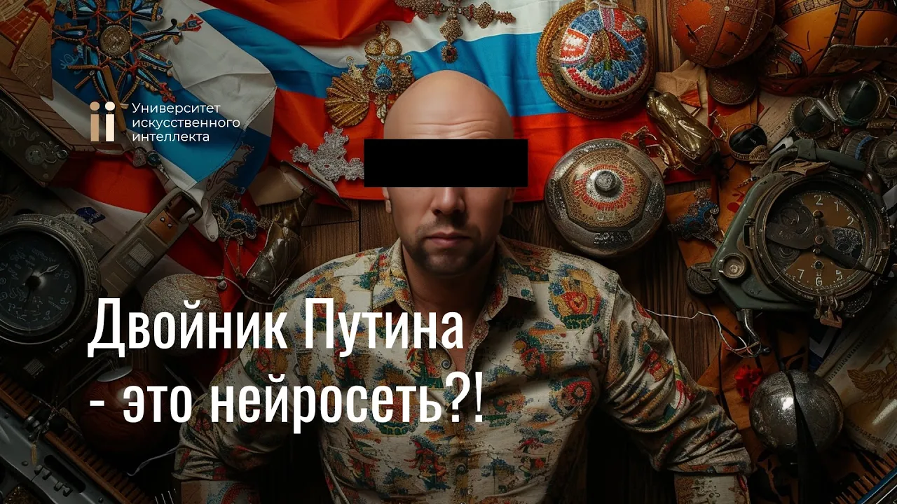 Двойника Путина показали по ТВ. Нейросеть добилась встречи с Путиным.