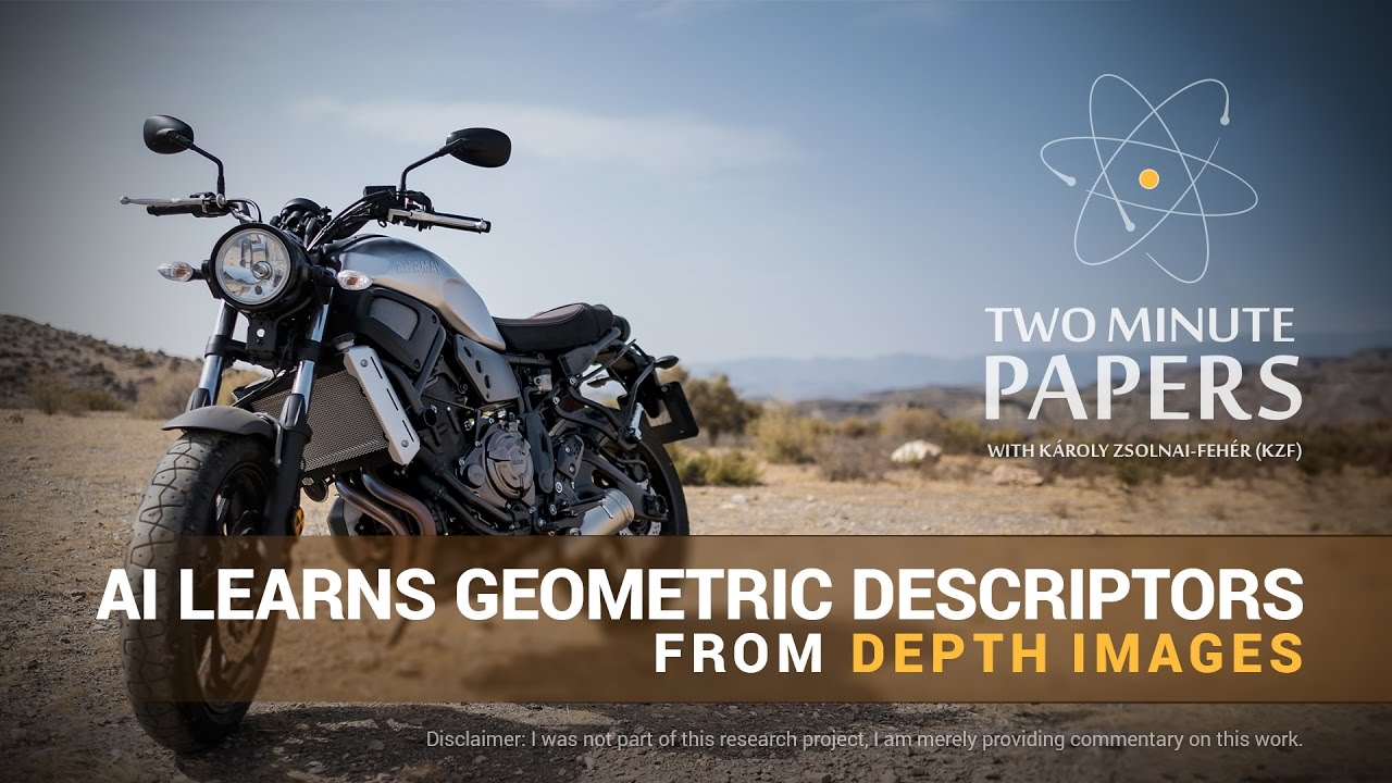 AI Learns Geometric Descriptors From Depth Images | Two Minute Papers #148