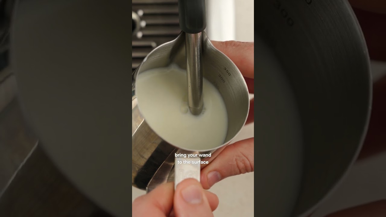 Something to work on this weekend? You'll be perfectly texturing milk by Sunday!