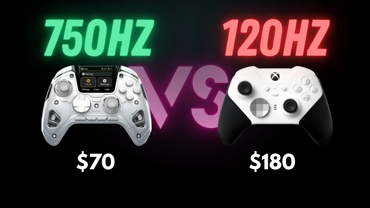 $70 Controller DESTROYS $180 Xbox Elite in Speed Tests (750Hz vs 120Hz) | ManbaOne Review