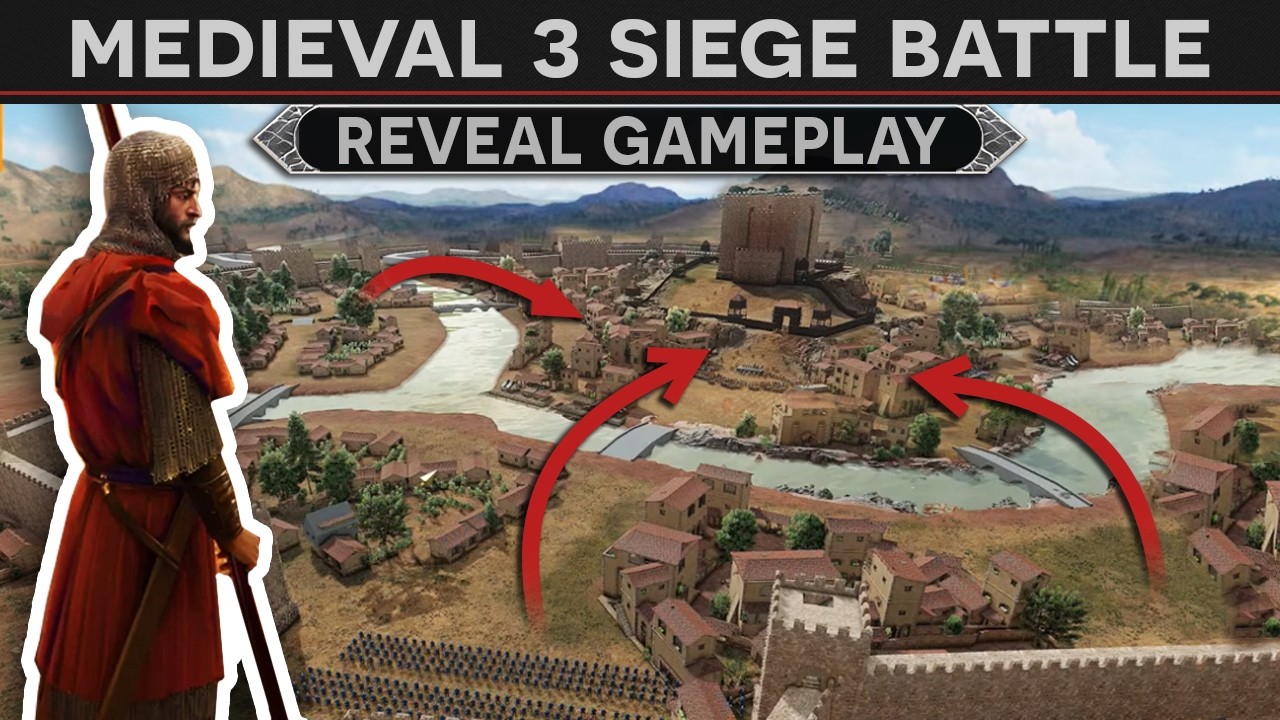 Medieval 3 Siege Battle - Gamplay Reveal!