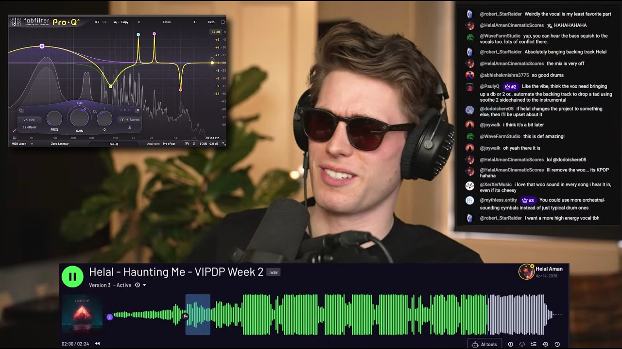 Reacting to YOUR music + Mixing Contest - FINAL WEEK