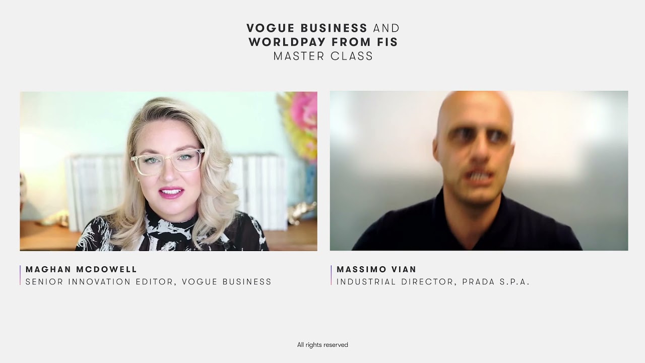 Vogue Business and Worldpay Master Class - Episode 1 with Prada