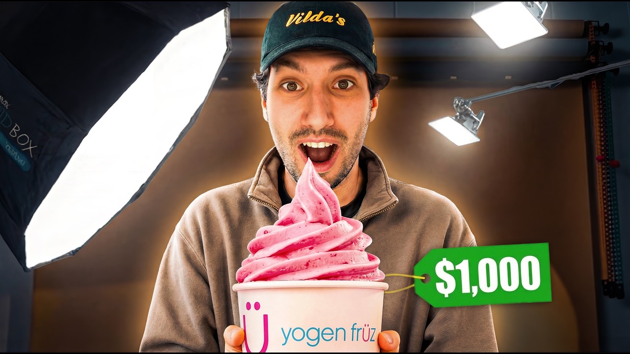 I made a $1,000 Froyo Commercial