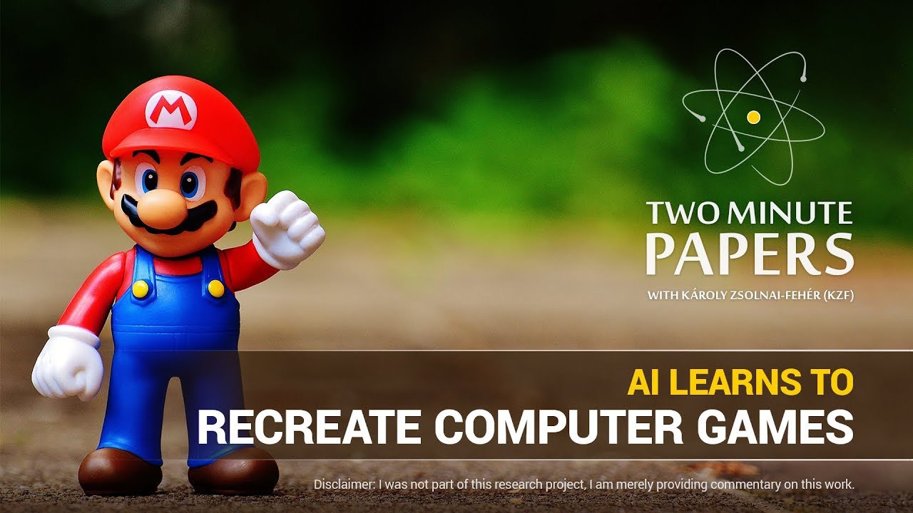 AI Learns To Recreate Computer Games | Two Minute Papers #195