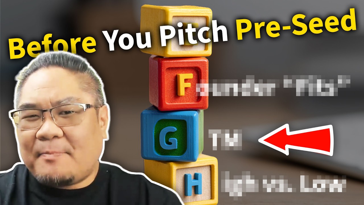 Do these 4 Things to Prepare Your PRE-SEED Startup PITCH (A-Z Startup Funding Series Part 2)