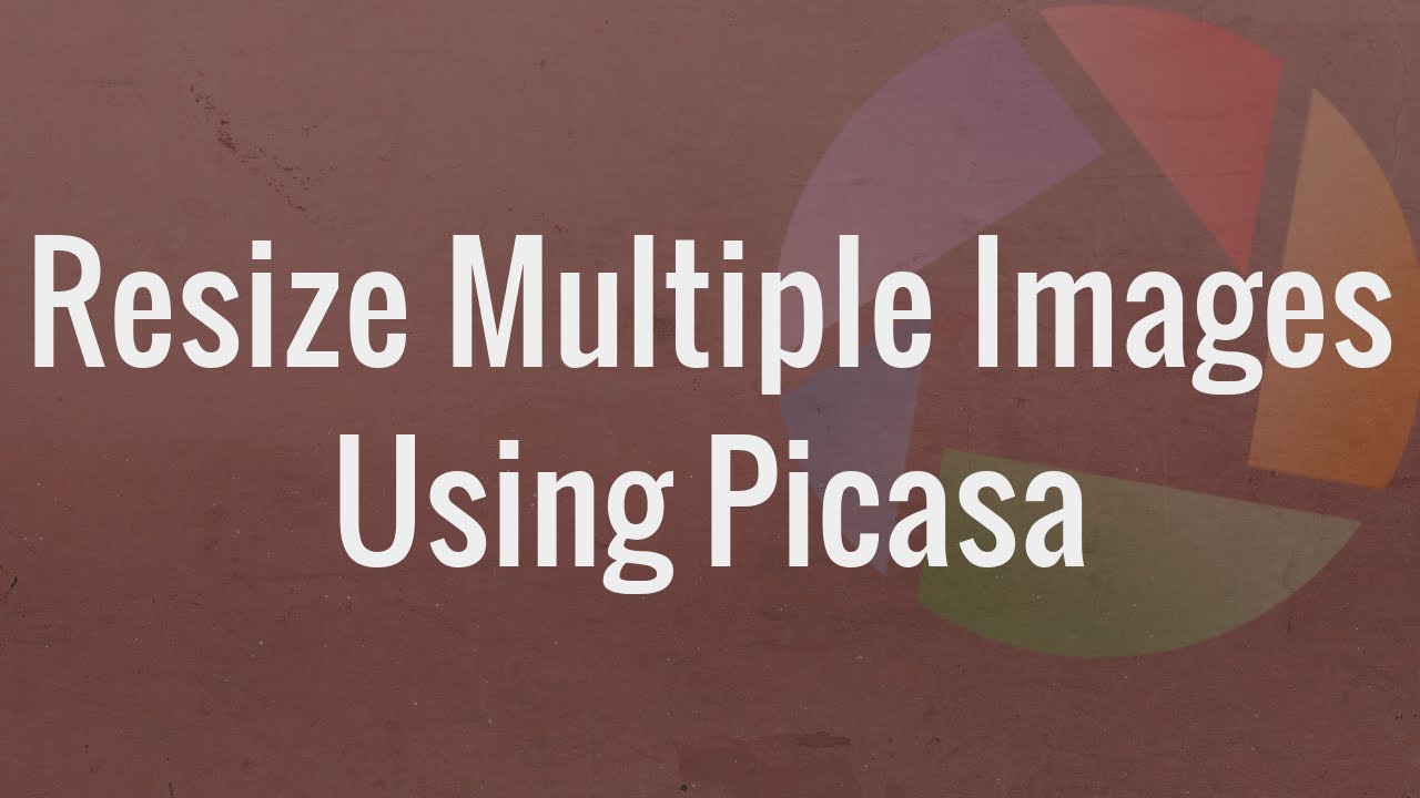 Easily Resize Multiple Images Using Picasa