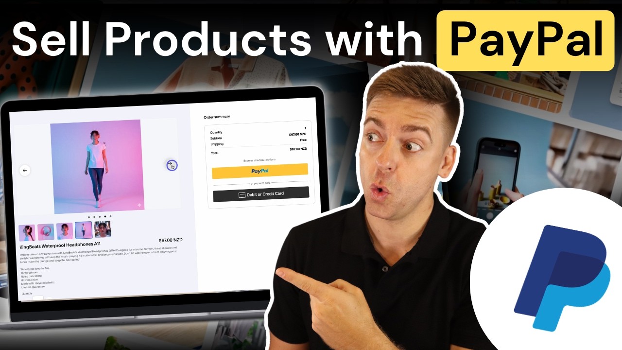 Sell Products with PayPal | Free Cart & Checkout Page (No Online Store Needed!)