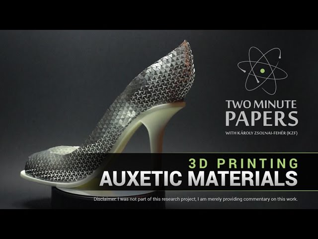 3D Printing Auxetic Materials | Two Minute Papers #96