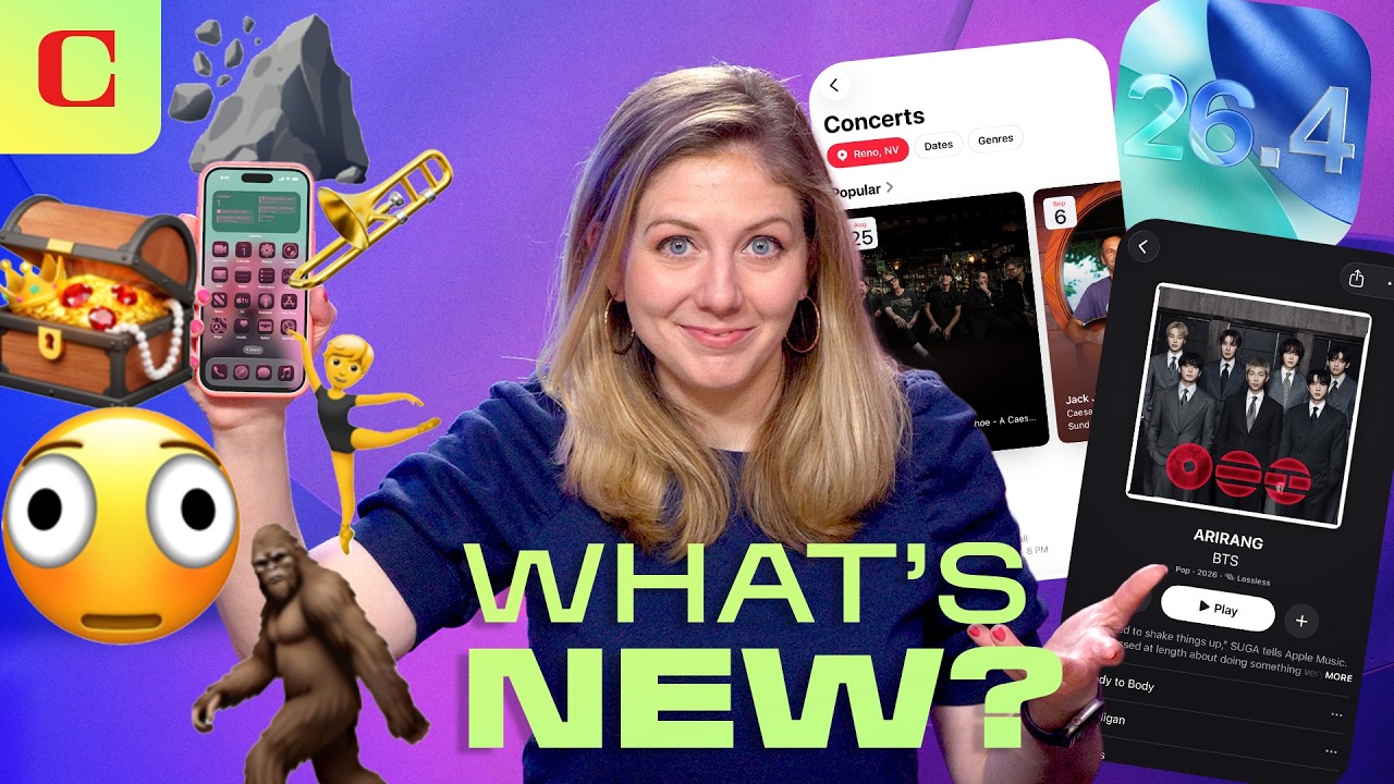 iOS 26.4 is Here, Don’t Wait: iPhone Keyboard Fix, New Emoji, AI Playlists | One More Thing