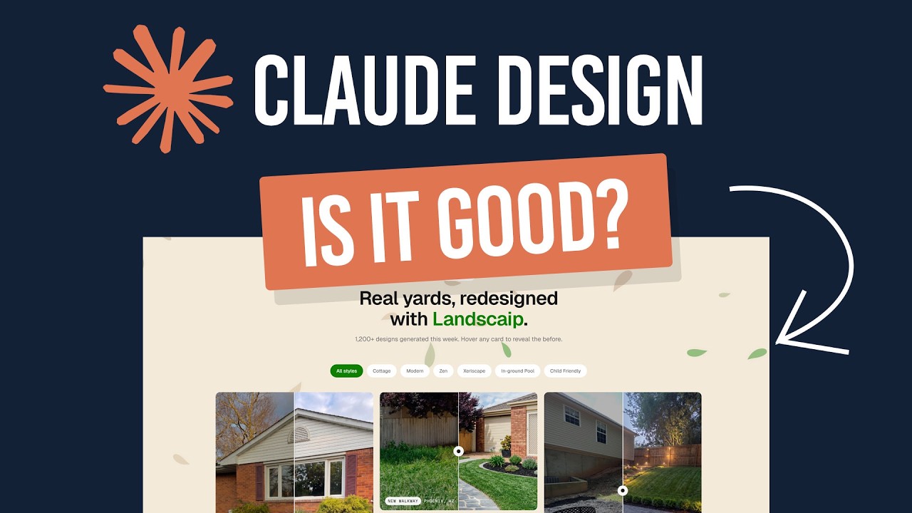 Claude Design is SICK - Real Landing Page Demo