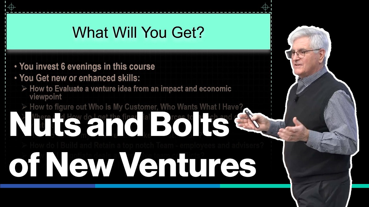 Session 1, Part 1: Introduction: Most Startups Fail; How to Improve Your Odds