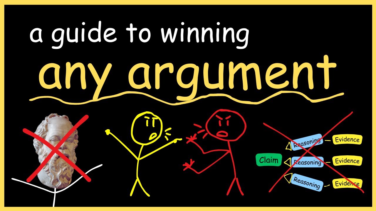 winning an argument is easy, actually