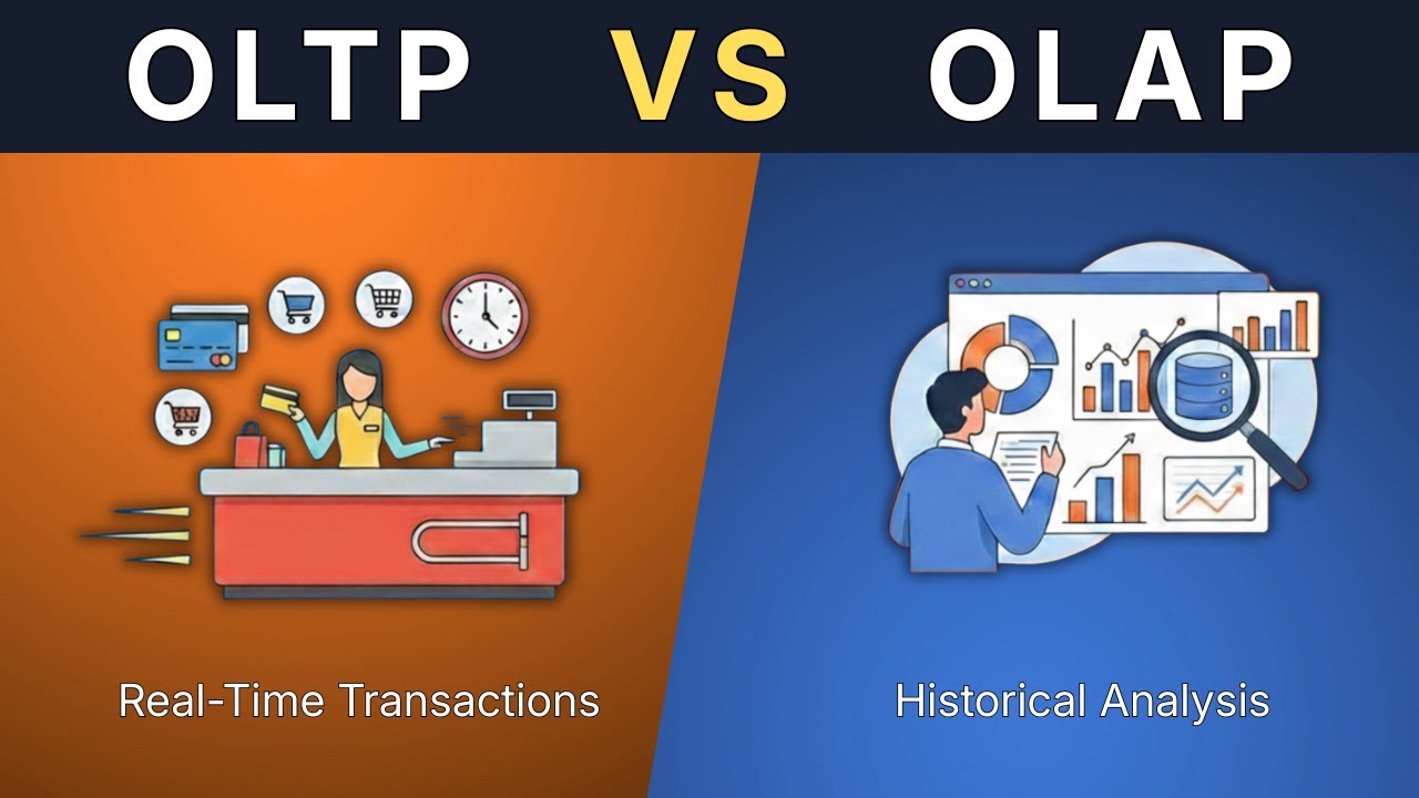 OLTP vs OLAP Explained in 5 Minutes