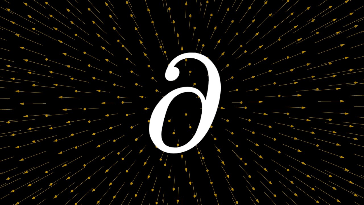 This symbol denotes both derivative and boundary: why?