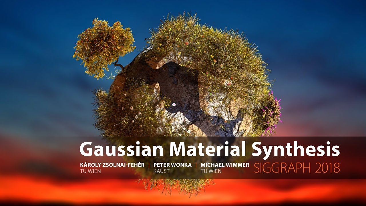 Gaussian Material Synthesis (SIGGRAPH 2018)