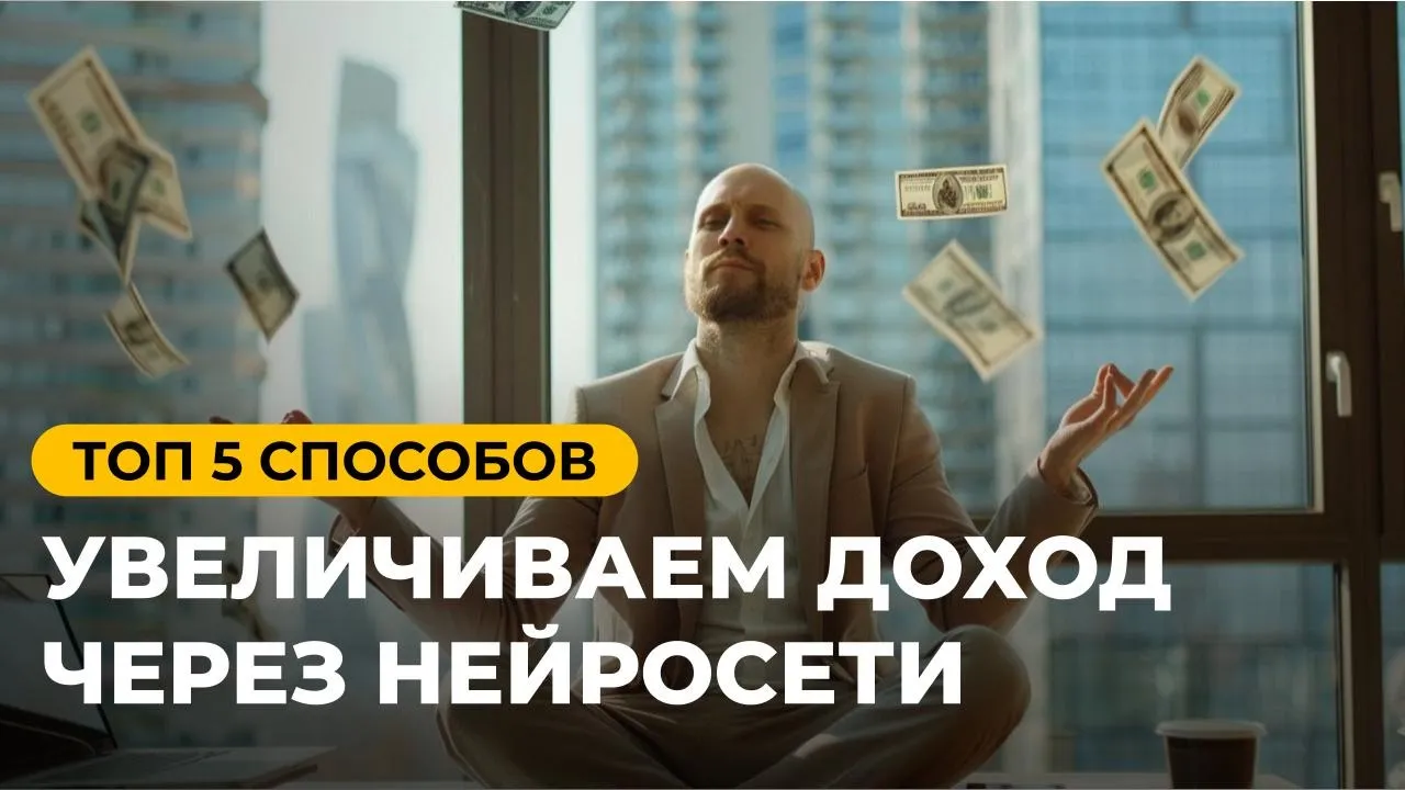 🚀 ТОП5 способов, как нейросети могут изменить вашу работу и повысить доход 💰