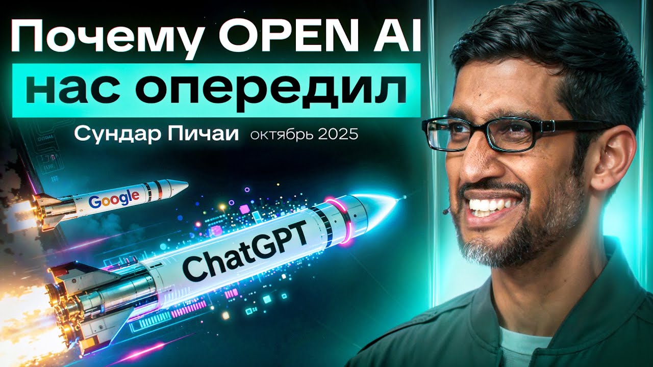 Новое интервью главы Google: мы придумали ИИ, но упустили СhatGPT