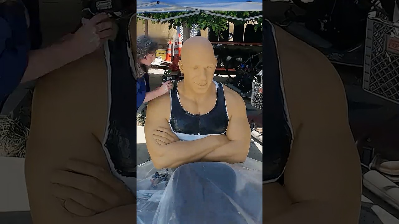 We painted Vin Diesel