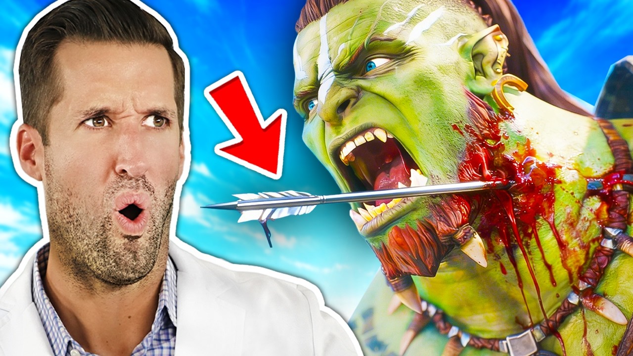 ER Doctor REACTS to WILDEST Video Game Injuries