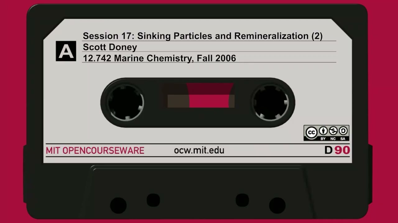 Session 17: Sinking Particles and Remineralization (2)