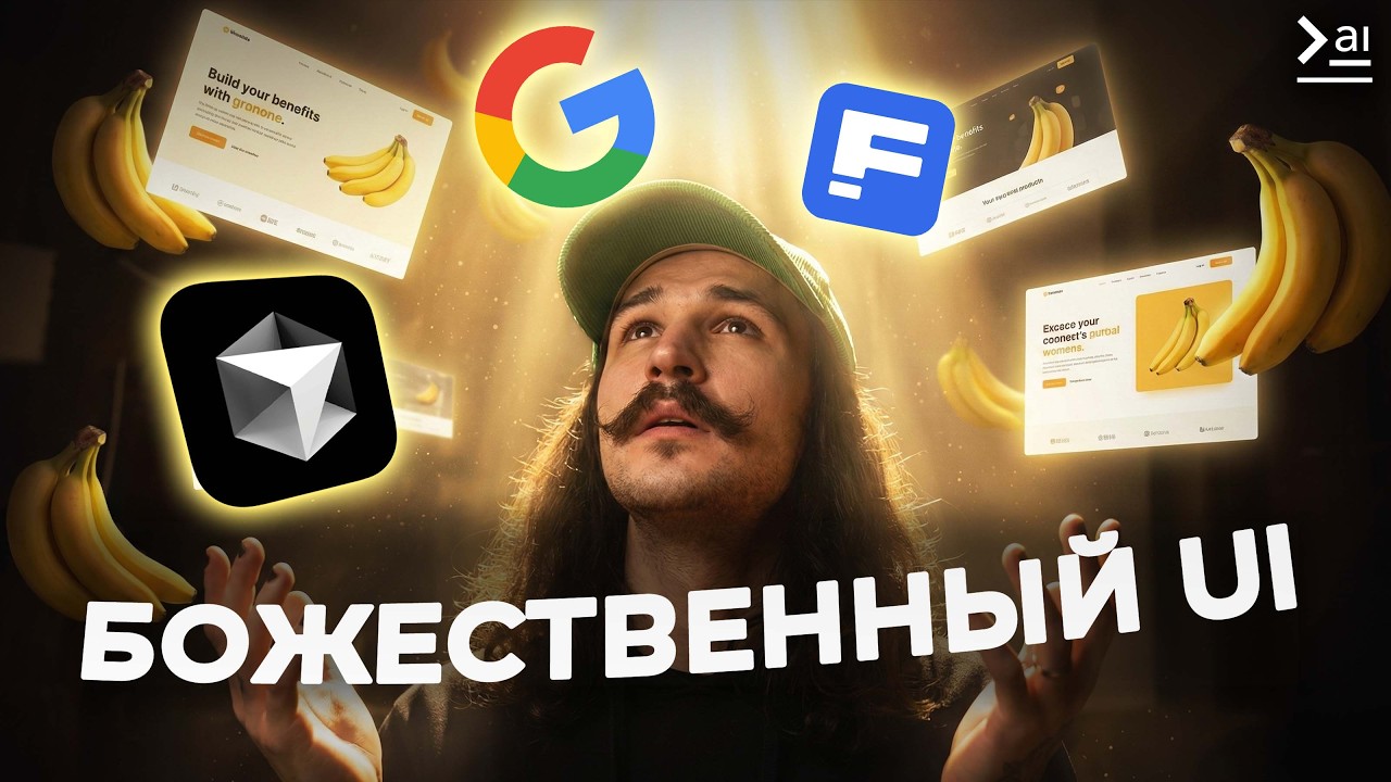 Nano Banana Pro + Gemini 3 = UI Дизайн уровень Бог