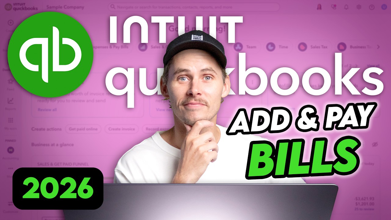 How to Add & Pay Bills in QuickBooks Online