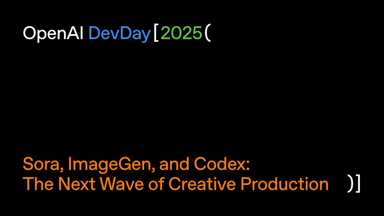 Sora, ImageGen, and Codex: The Next Wave of Creative Production