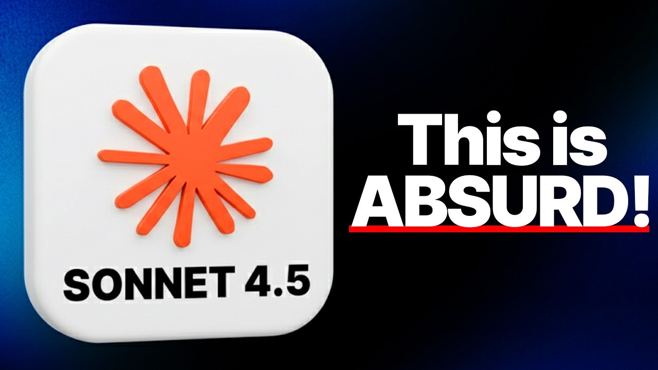 Claude Sonnet 4.5 is INSANE! 🤯 (World’s BEST AI Coder?!)