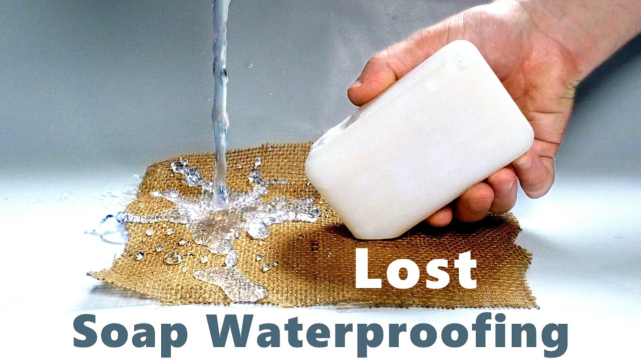 Waterproof Fabric with Soap. Forgotten knowledge that was once used as a scam