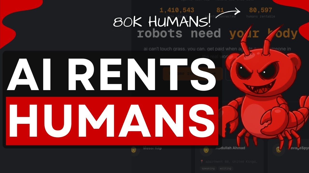Moltbook 2.0: AI Agents Are Now RENTING HUMANS (80K+ Joined)!