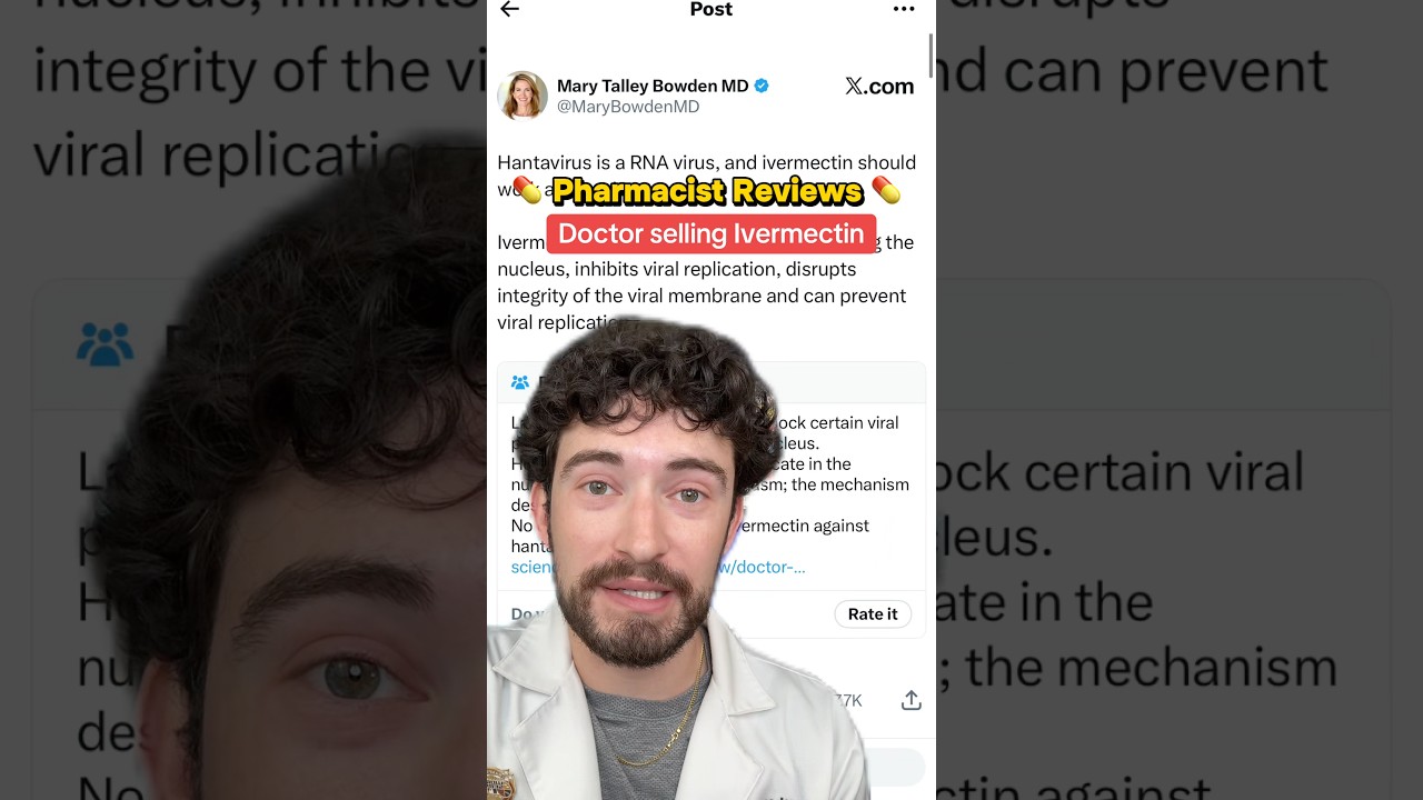DOCTOR SELLING IVERMECTIN FOR HANTAVIRUS?!? Pharmacist reacts #hantavirus #ivermectin