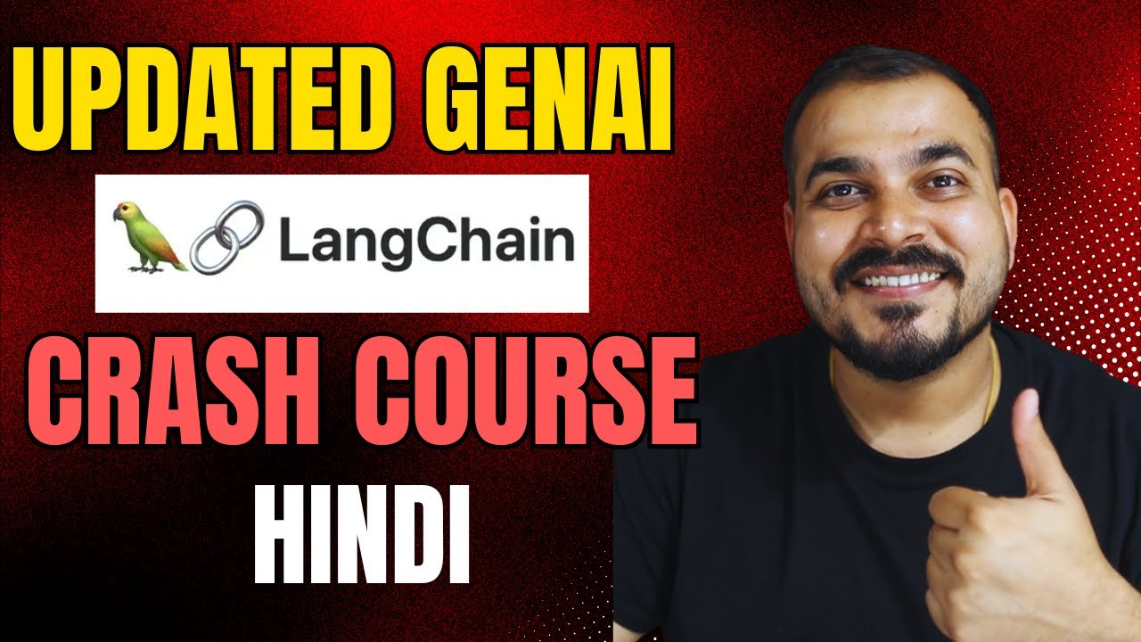 Generative AI Crash course With Langchain in 3 hours- Krish Naik Hindi