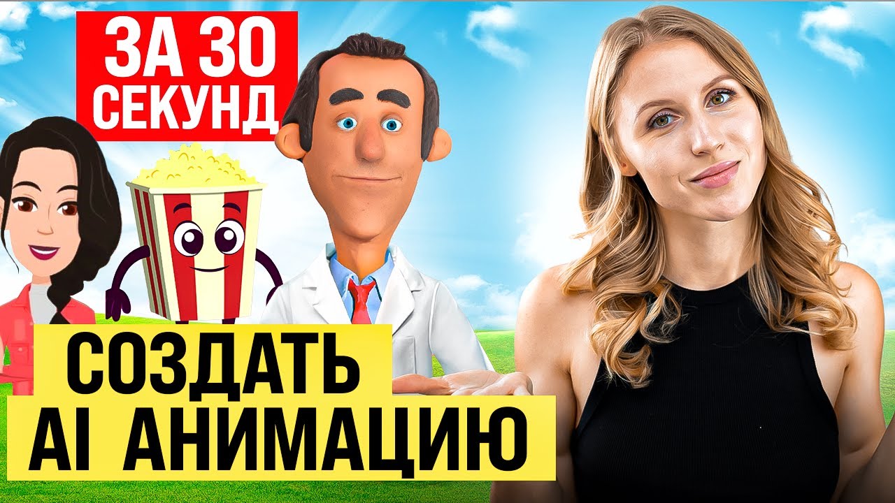 Создай AI анимацию за 30 секунд БЕСПЛАТНО