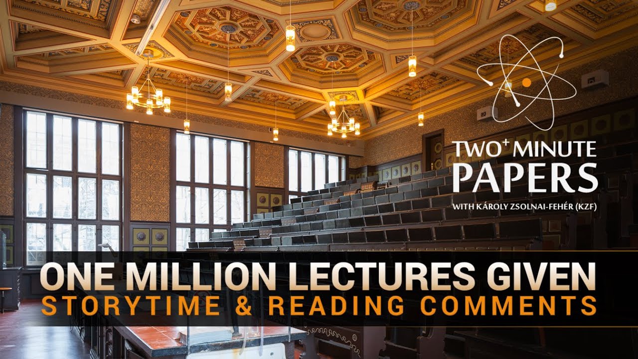 Storytime & Reading Comments | Two Minute Papers