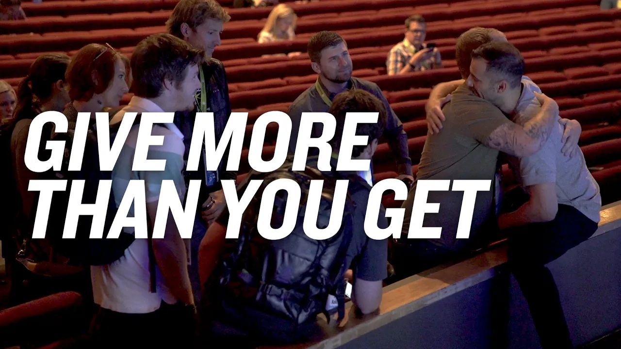 Give More Than You Get