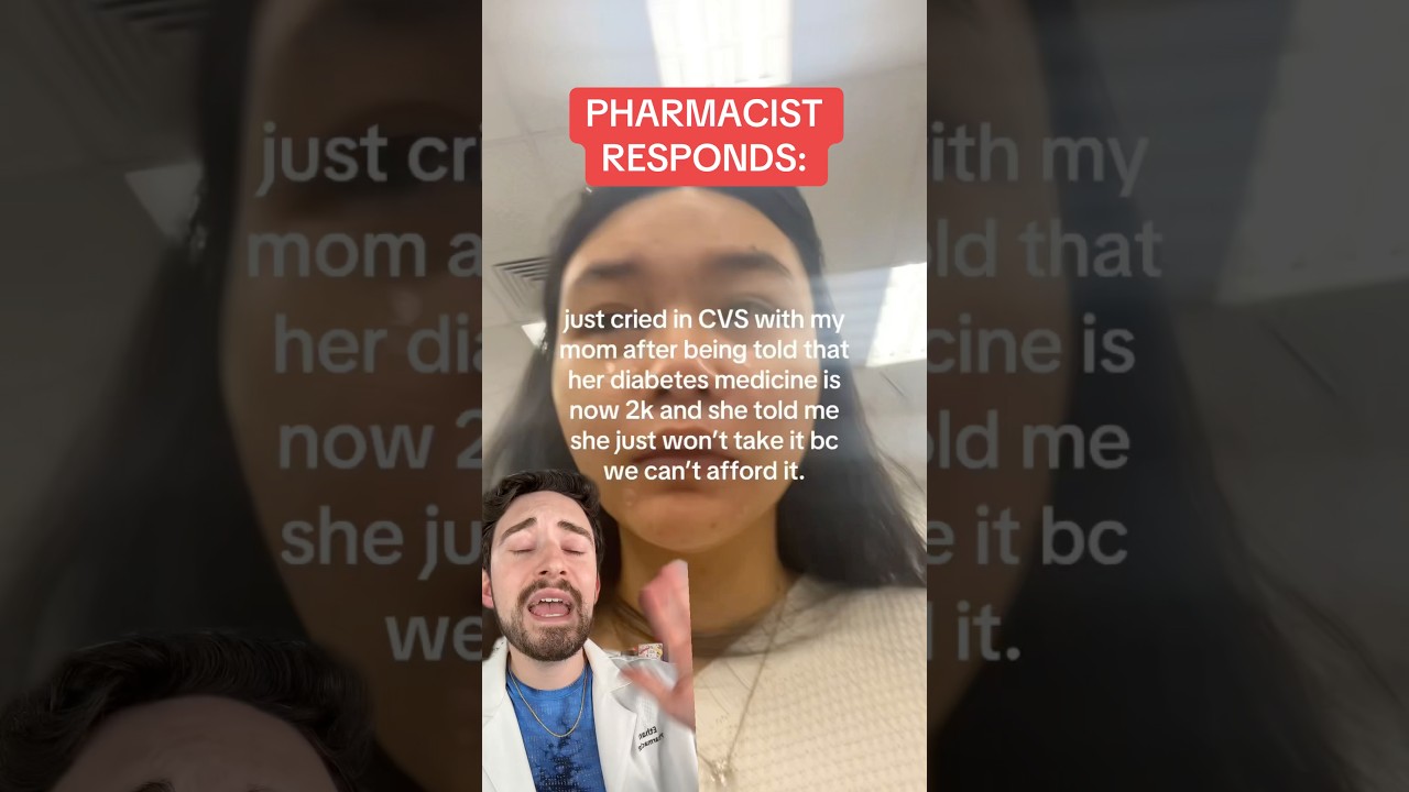 Pharmacist Reacts: Daughter can’t afford mom’s medications. Let’s review solutions #insurance