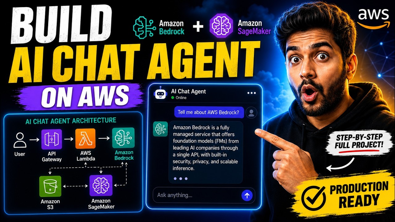 Build an AI Chat Agent with AWS Bedrock + SageMaker (Full Project)